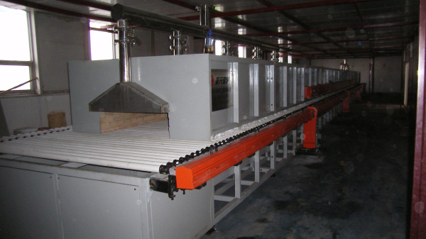 特種陶瓷電熱輥道窯，規(guī)格：1.2米×32米電加熱